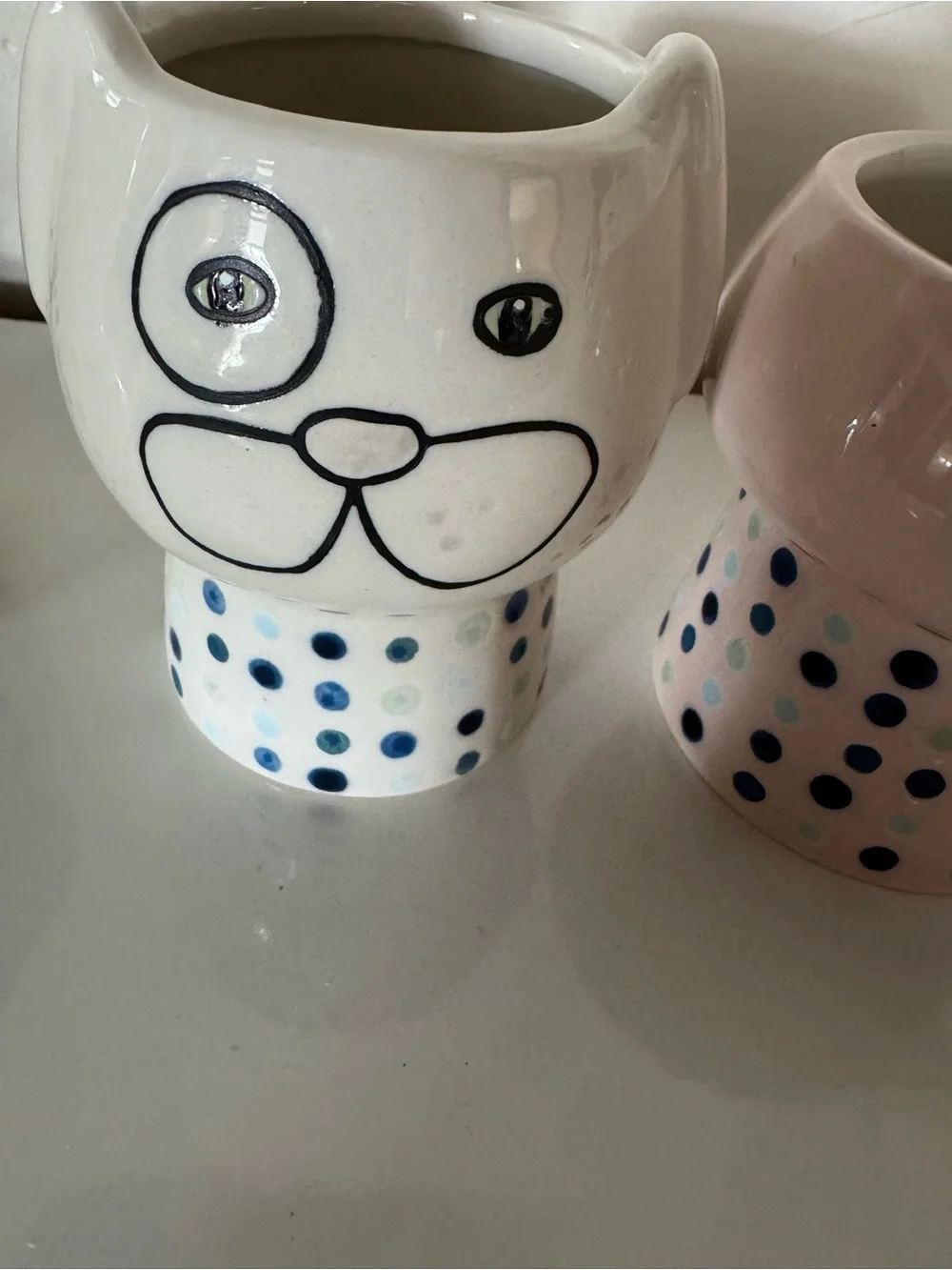 Face People Cat Dog Planter Set from Target